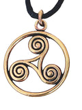 Anhänger 46 Triskele - Bronze