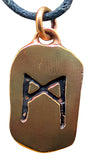 Anhänger 105 Mannaz - Bronze