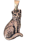 Anhänger 169 Katze - Bronze