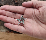 Anhänger 451 Pentagramm - Silber