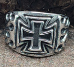 Ring Eisernes Kreuz, Gr. 55-71 (edekfl) - Edelstahl