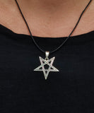 Anhänger 451 Pentagramm - Silber