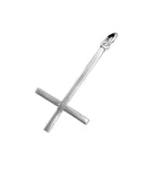 Anhänger 62 Kreuz - Silber