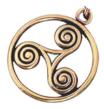 Anhänger 46 Triskele - Bronze
