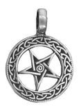 Anhänger 32 Pentagramm - Zinn