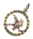 Anhänger 137 Raben - Bronze