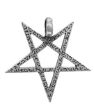 Anhänger 35 Pentagramm - Zinn