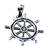 Anhänger 126 Steuerrad - Silber