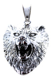 Anhänger 178 Wolfskopf - Edelstahl
