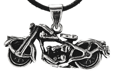 Motorrad 264 mit Korbkette - Silber