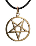 Anhänger 28 Pentagramm - Bronze