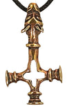 Anhänger 71 Wolfskreuz - Bronze