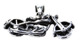Anhänger 264 Motorrad - Silber