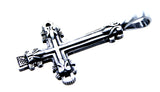 Anhänger 28 Kreuz - Zinn
