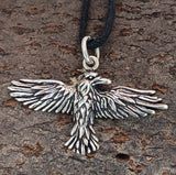 Anhänger 29 Rabe - Silber