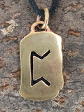 Anhänger 100 Perthro - Bronze