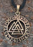 Anhänger 138 Wotansknoten - Bronze