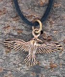 Anhänger 43 Rabe - Bronze