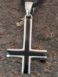Kreuz 332 mit Schlangenkette - Silber