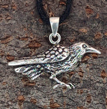 Anhänger 233 Rabe - Silber