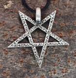 Anhänger 35 Pentagramm - Zinn