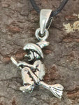 Hexe 260 mit Schlangenkette - Silber