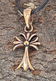 Anhänger 04 Kreuz - Bronze