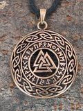 Anhänger 139 Wotansknoten - Bronze