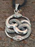 Anhänger 237 Schlangen - Silber