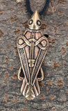 Anhänger 45 Rabe - Bronze