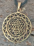 Anhänger 164 Sri Yantra - Bronze