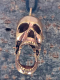 Anhänger 15 Totenkopf - Bronze