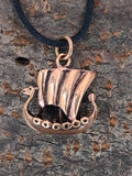 Anhänger 40 Wikinger-Schiff - Bronze