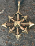 Anhänger 21 Chaosstern - Bronze