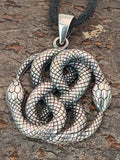 Anhänger 331 Schlangen - Silber
