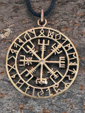 Anhänger 122 Wikinger Kompass - Bronze