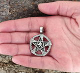 Anhänger 68 Pentagramm - Zinn