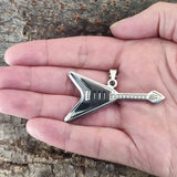 Anhänger 156 Gitarre - Edelstahl