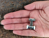 Axt 154 mit Schlangenkette - Silber