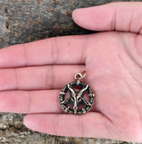 Anhänger 123 Pentagramm - Bronze