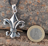 Anhänger 15 A Fleur-de-Lis - Edelstahl