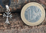 Anhänger 17 Kreuz - Silber