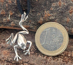 Frosch 4 mit Schlangenkette - Silber