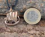 Anhänger 40 Wikinger-Schiff - Bronze