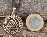 Anhänger 138 Wotansknoten - Bronze