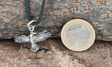 Anhänger 28 Rabe - Silber