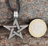 Anhänger 70 Pentagramm - Zinn