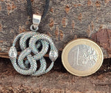 Anhänger 331 Schlangen - Silber
