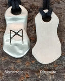 Anhänger 92 Rune Mannaz - Zinn