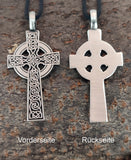 Anhänger 11 Keltenkreuz - Zinn